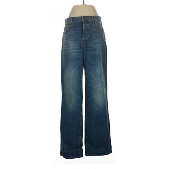 Zara Denim - Zara wide leg high waist medium wash size 6